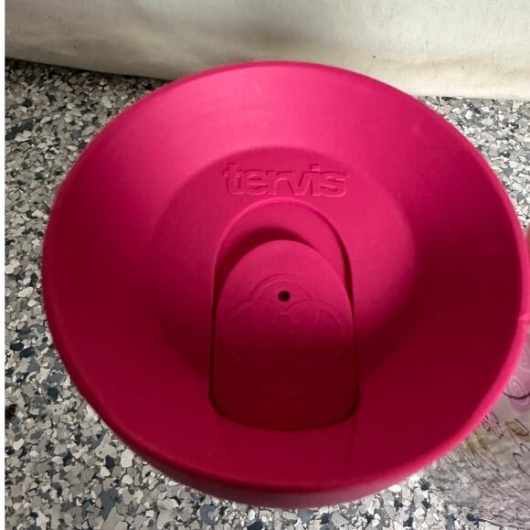 Tervis Lot of 2 Pink Girl Power Rose Butterflies 16 Ounce with Lid - Picture 4 of 11